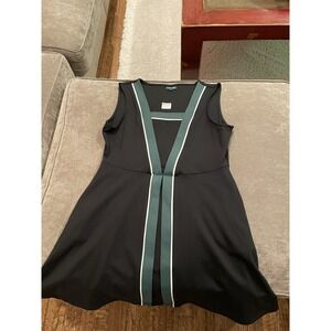 Fore All Natalie Dress Large Green And Black NEW